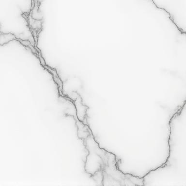 Dettaglio di un piano di lavoro in marmo di Carrara con venature grigie.