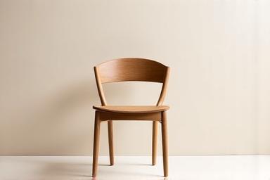 Chaise de salle à manger en chêne massif